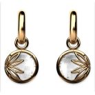 Enraptured Collection Rock Crystal 18K Gold Drop Earrings