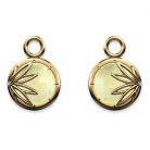 Enraptured Collection Onyx 18K Gold Earring Enhancers