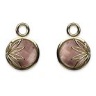 Enraptured Collection Smoky Quartz 18K Gold Earring Enhancers