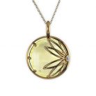 Enraptured Collection Lemon Quartz 18K Gold Pendant