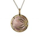 Enraptured Collection Smoky Quartz 18K Gold Pendant