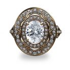 2.56ct tw.Oval Diamond 18K Gold Ring