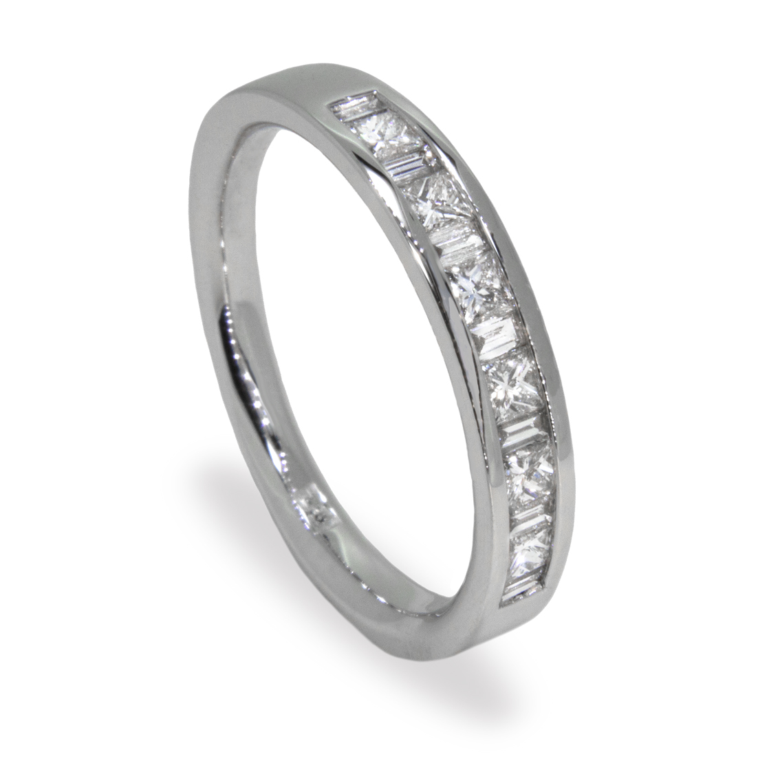 0.40ct Diamond Half Eternity Style Platinum 950 Band