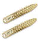 The Gold Bullet 9K Gold Classic Collar Stiffener